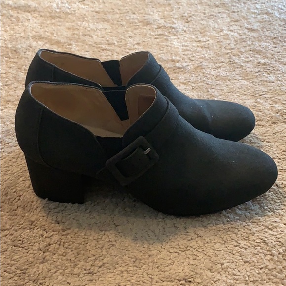 Life Stride Shoes - *final price* LIKE NEW Black Heeled Booties